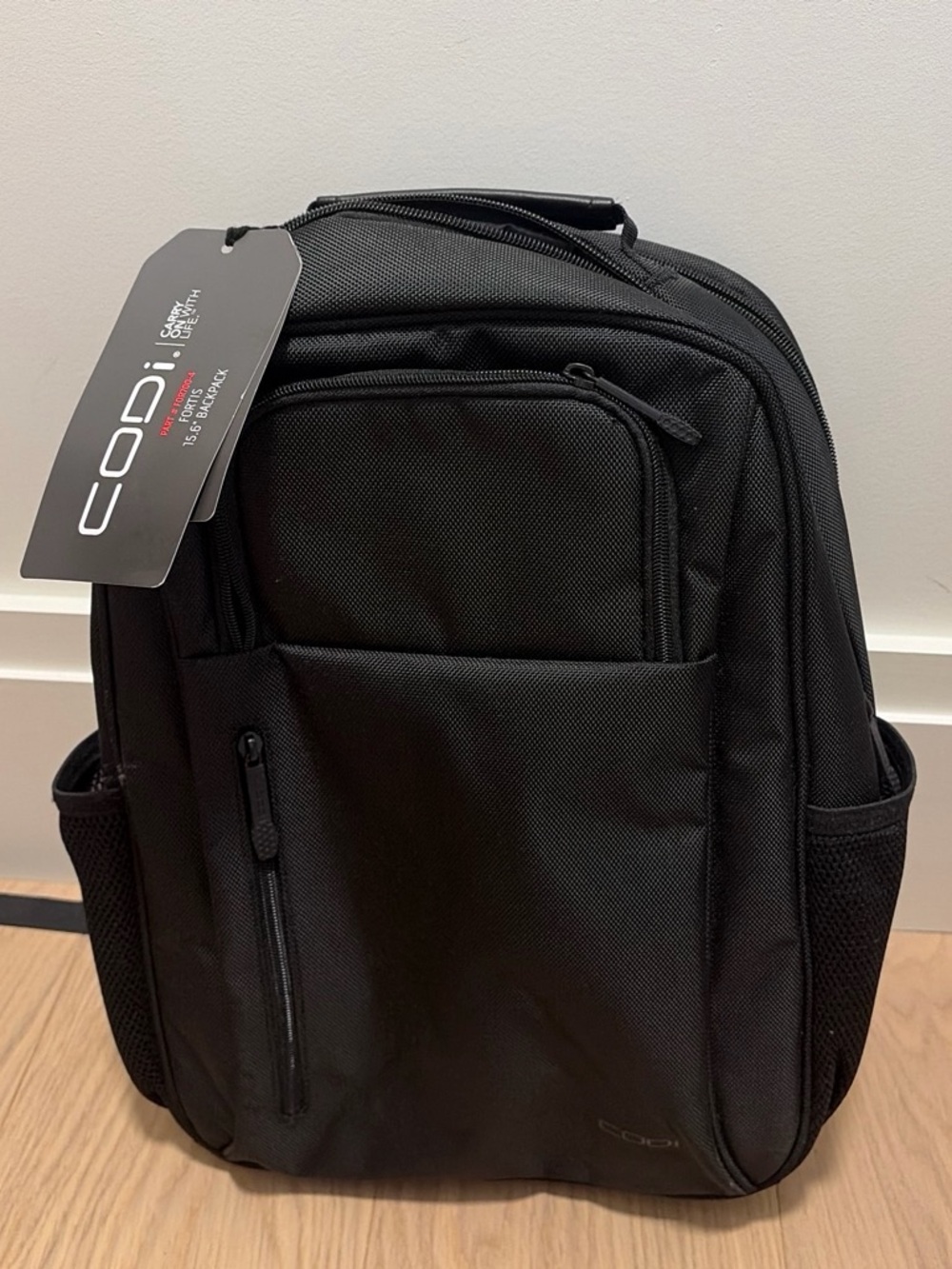 CODI Black Compact Travel/Business Backpack